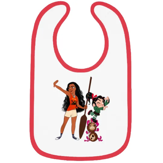Disneyss Ralph Breaks The Internet Vanellope And Moana Bibs