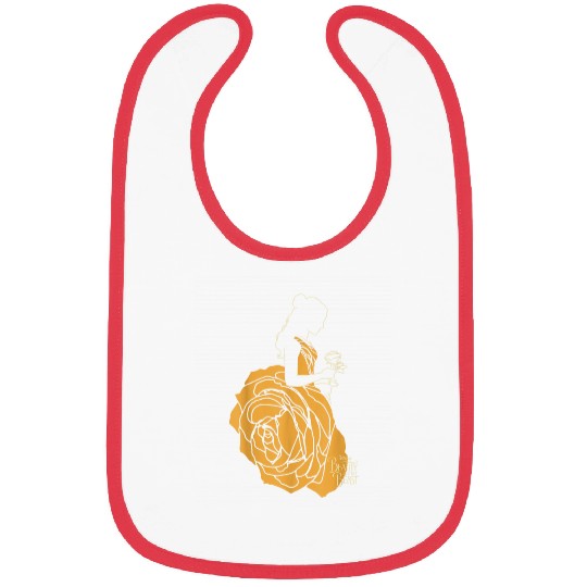 Disney Beauty The Beast Belle A Rose Dress Graph Bibs