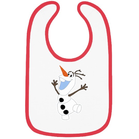 disney frozens Olaf Dancing Portrait Bibs