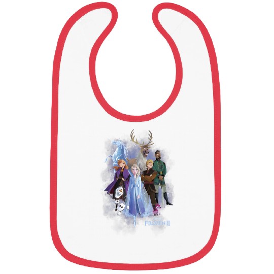 disney frozens 2 Group Shot Walking Into Forest Bibs