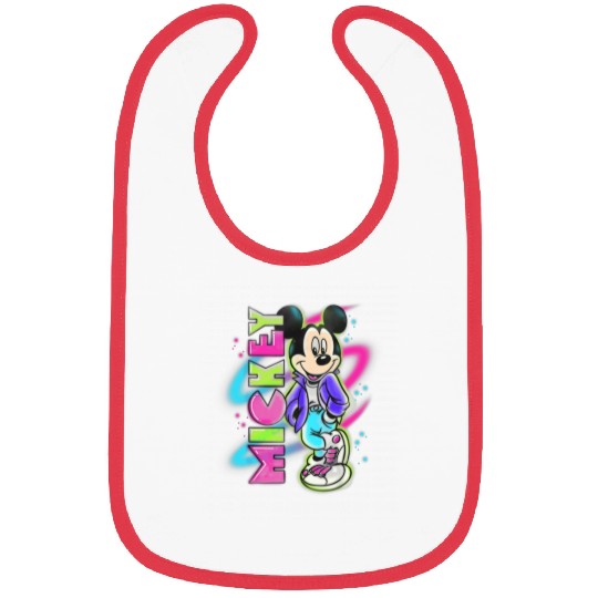 Disney Mickey Mouse Airbrush Bibs