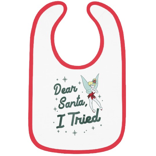 Disneyss Christmas Peter Pan Tinker Bell Dear Santa I Tried Bibs