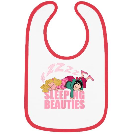 Disneyss Wreck it Ralph Sleeping Beauties Vanellope Aurora Bibs