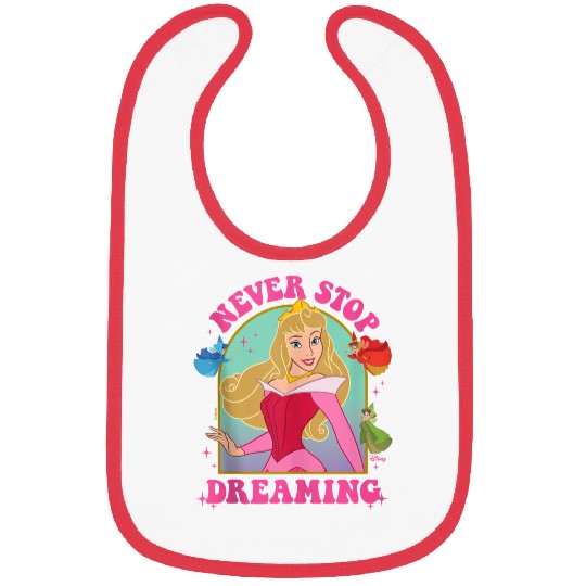 Disneyss Princess Aurora Never Stop Dreaming Bibs