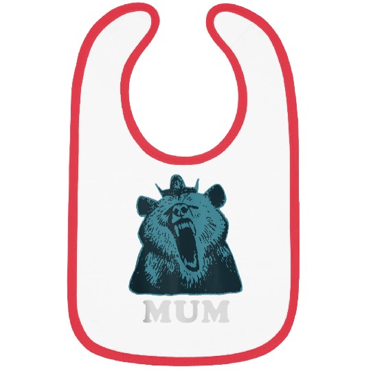 Disneyss Wreck it Ralph Bravesss Queen Elinor Bear Mum Vintages Bibs