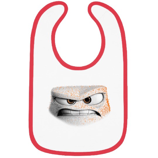 Disneyss Pixars Inside Out Anger Big Faces Chest Logo Bibs