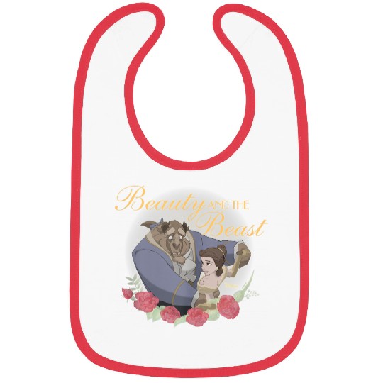 Disneyss Princess Beauty And The Beast Roses Bibs