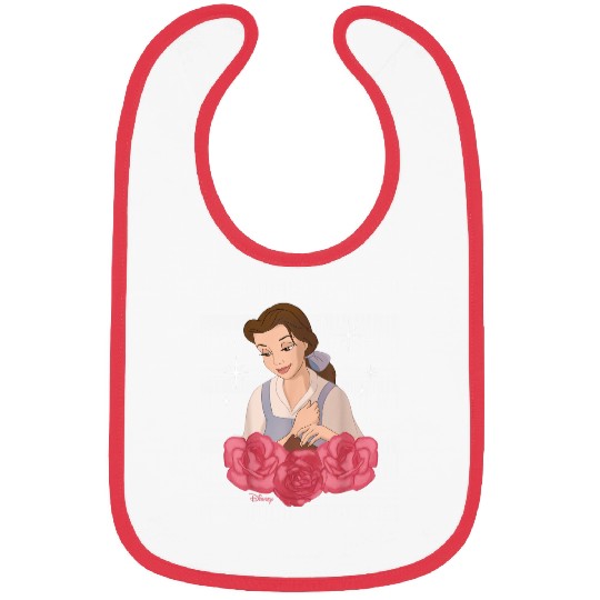 Disney Princess Belle Beauty And The Beast Roses Bibs
