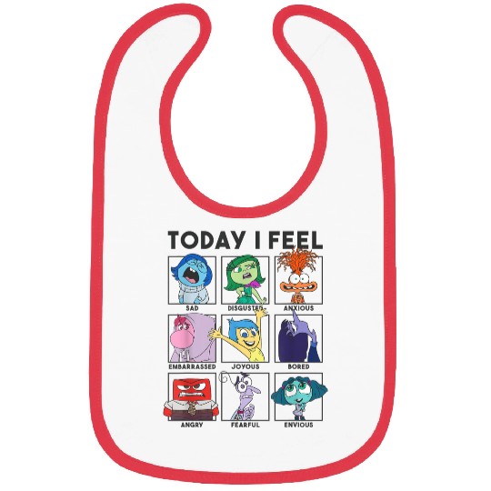 Disneyss Pixars Inside Out 2 Today I Feel Vintages Panels Bibs