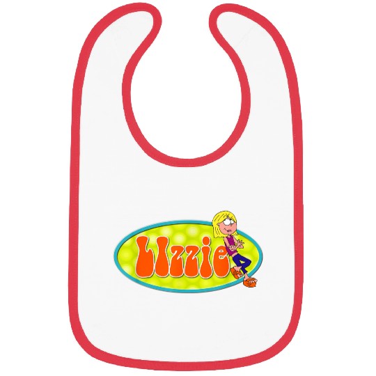 Disneyss Channel Lizzie Mcguire Animated Lizzie Logo Bibs