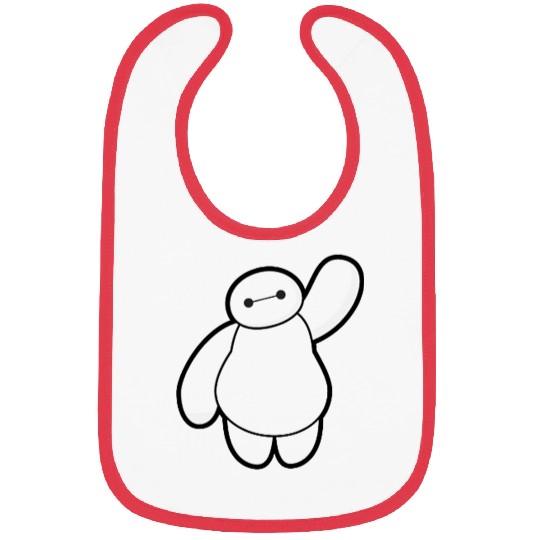 Disneyss Big Hero 6 Baymax Waiving Pocket Bibs