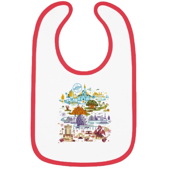 Vintage Disney Epcot Bibs, Epcot 1982 Bibs