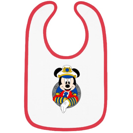 Mickey Mouse  Cruise Captain Bibs, Disney Cruise Trip Bibs