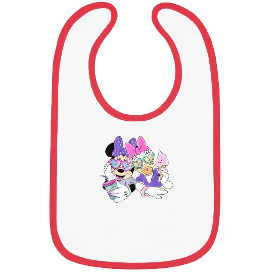 Disney - Minnie Mouse and Daisy T-Shirt, Blue, Small Bibs