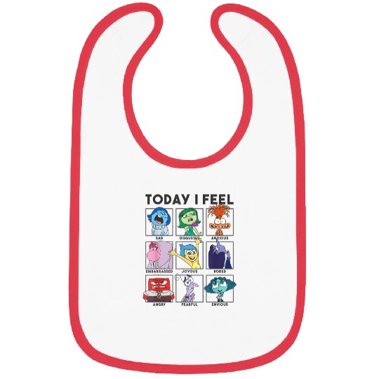 Disney   Inside Out 2 Today I Feel...  Panels T-Shirt Bibs