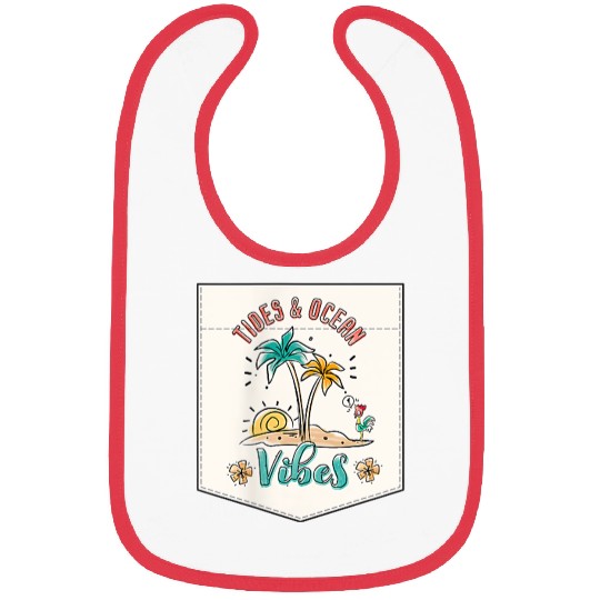 Disneyss Moana Hei Hei Tides Ocean Vibes Bibs