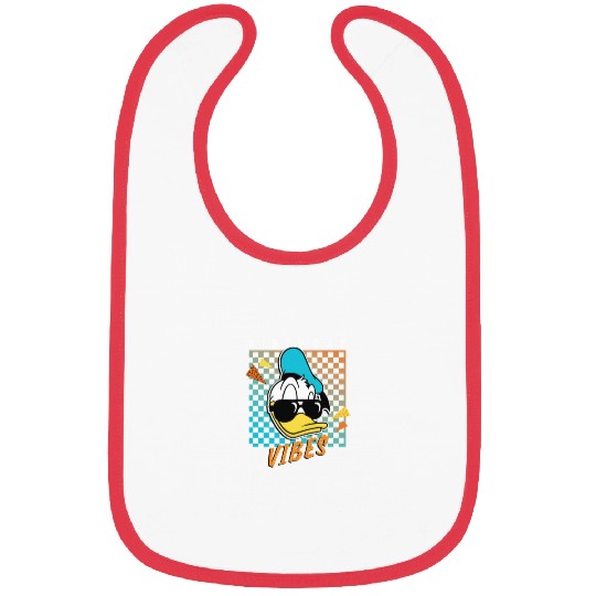 Disneyss Donald Duck Birthday Vibes 80s Bibs