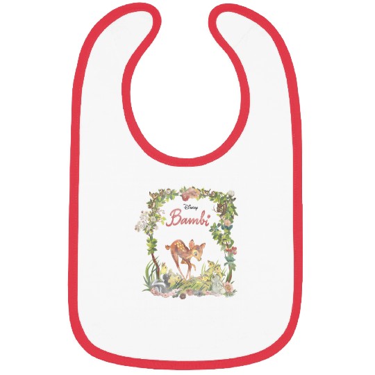 Disney Bambi Floral Portrait T-Shirt Bibs