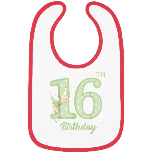 Disneyss Peter Pan 16th Birthday Tinkerbell Portrait Bibs
