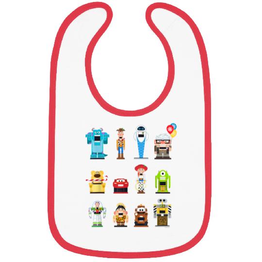 Disney And  Holiday Christmas Nutcracker Characters Bibs