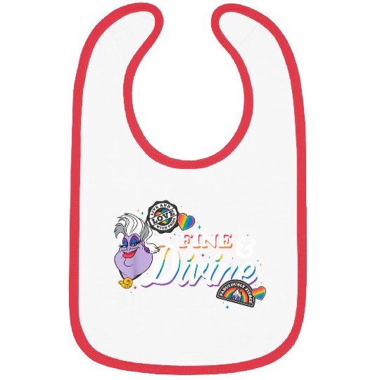Disney Villains Pride Ursula Fine Divine Stickers Bibs