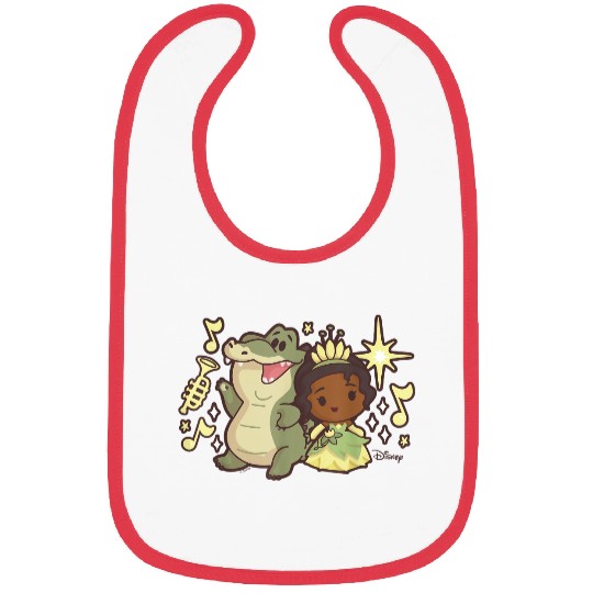Disney Princess - Tiana And Louis The Alligator Bibs
