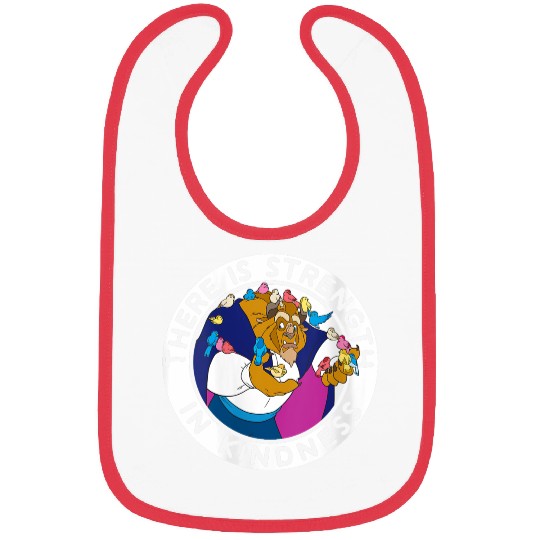Disneyss Beauty And The Beast There Is Strength In Kindness Bibs