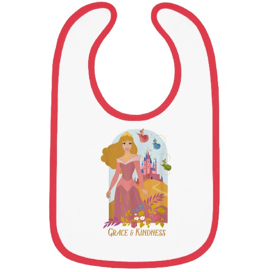 Disneyss Sleeping Beauty 65th Anniversary Grace Kindness Bibs