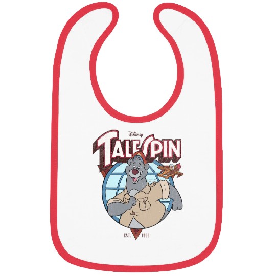 Disney TaleSpin Baloo Logo Bibs