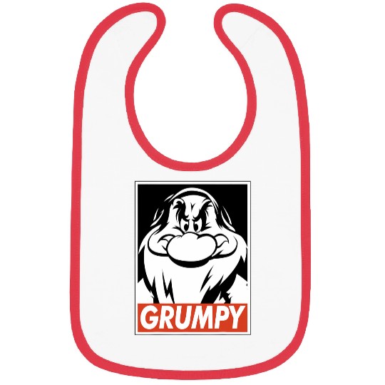 Disney Snow White Grumpy Streetwear Poster Bibs