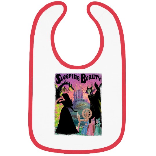 Disney Sleeping Beauty Aurora Maleficent Poster Bibs