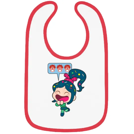 Disney Ralph Breaks the Internet Laughing Vanellope Bibs