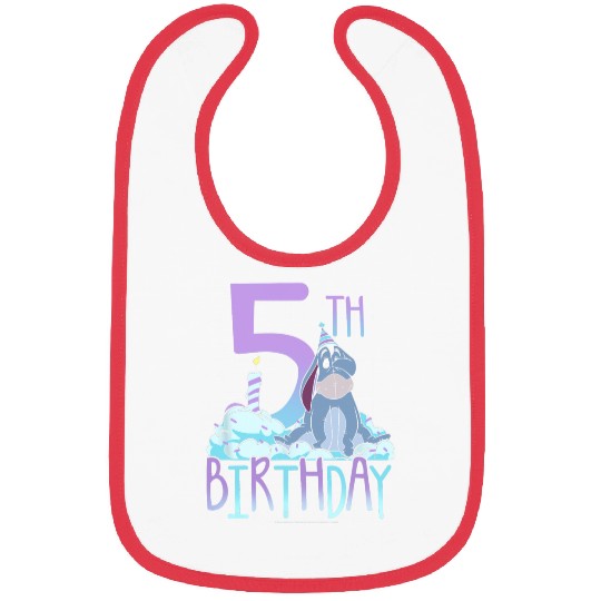 Disney Winnie The Pooh Birthday Eeyore Fifth Birthday Bibs