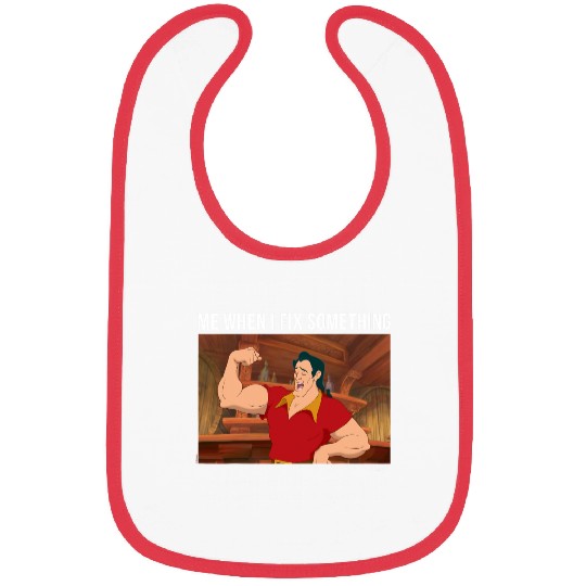 Disney Princess - Gaston When I Fix Something Bibs