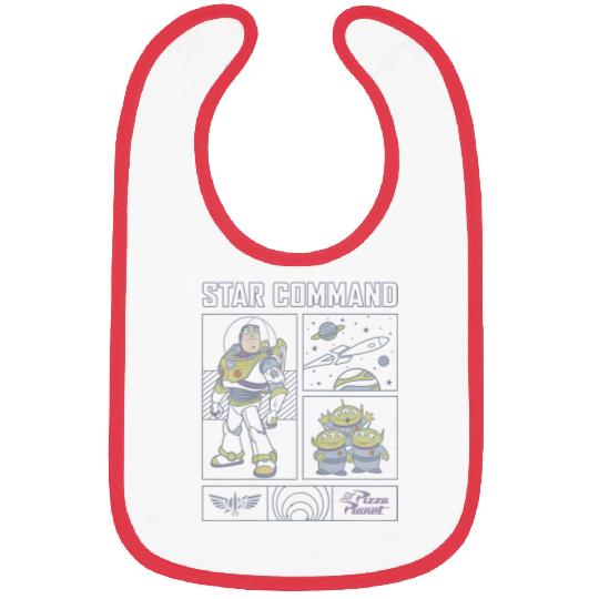 Disneyss Pixars Toy Story Buzz Lightyear Star Command Comic Bibs