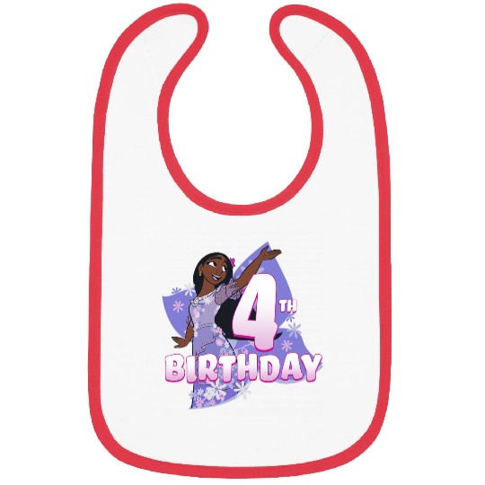 Disney Encanto Isabela 4th Birthday Bibs