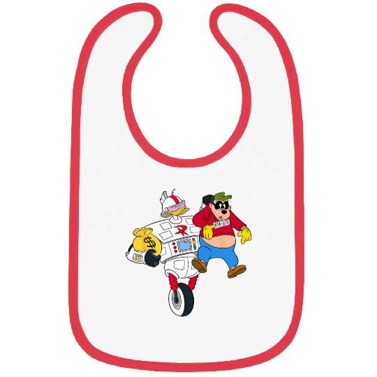 Disney Gizmoduck and Beagle Boy DuckTales Bibs