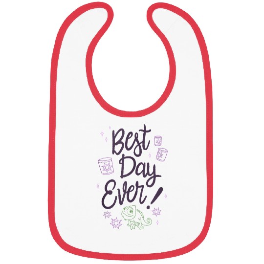 Disneyss Tangled Best Day Ever Pascal Outline Portrait Bibs