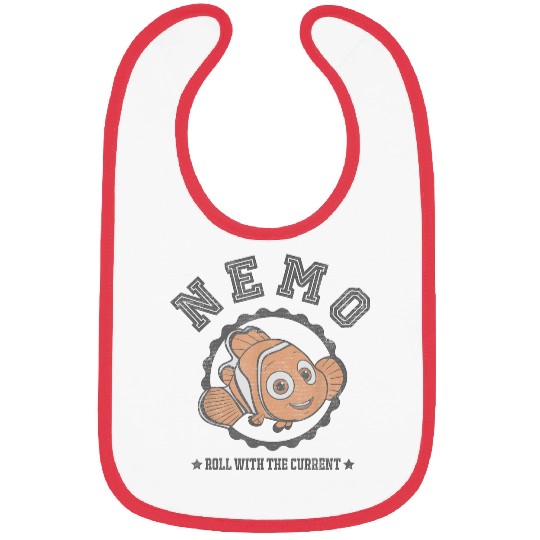 Disneyss Pixars Finding Dory Nemo Roll With The Current Logo Bibs