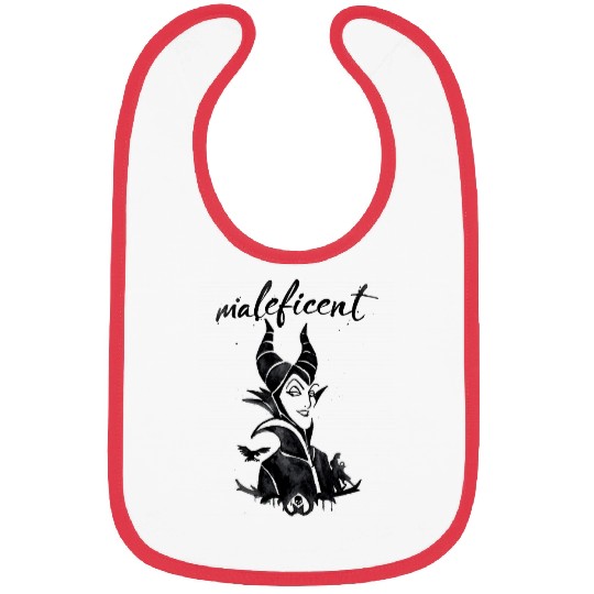 Disney Sleeping Beauty Maleficent Painted Graphic Bibs