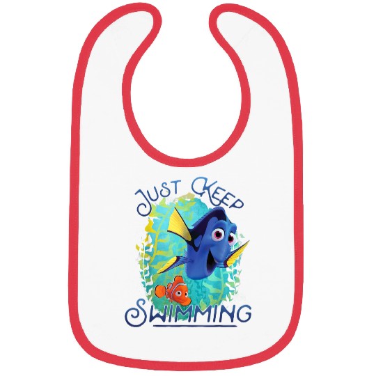 Disneyss Pixars Finding Dory Just Keep Swimming Ocean Logo Bibs