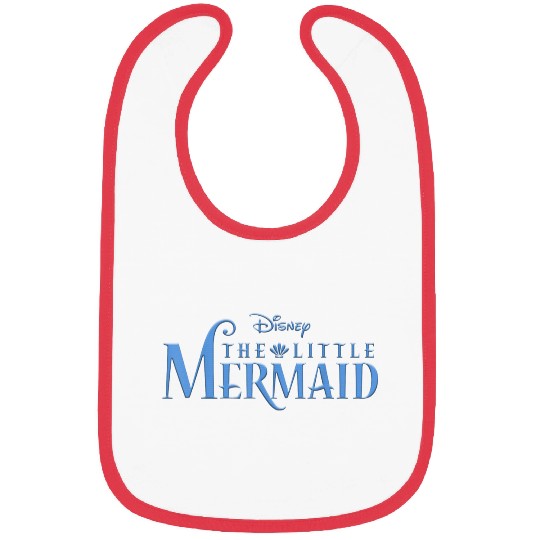 Disneyss The Little Mermaid Title Logo Bibs