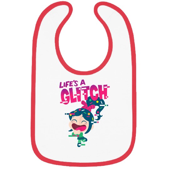 Disneyss Ralph Breaks The Internet Vanellope Glitch Bibs