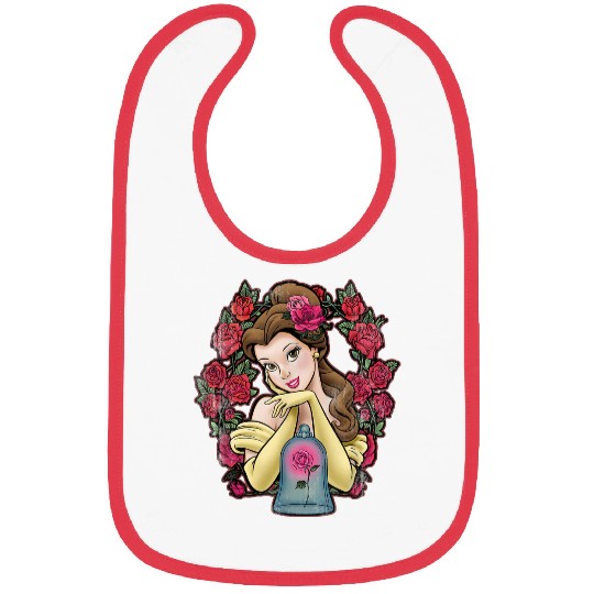 Disneyss Beauty And The Beast Belle Roses Graphic Bibs