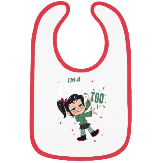Disneyss Wreck It Ralph 2 Princess Logo Graphic Bibs
