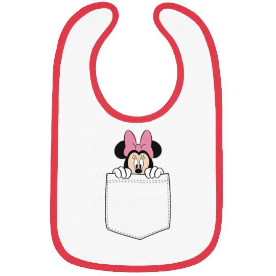 Black Disney Minnie Mouse Classic Fit  - Crew Neck Bibs