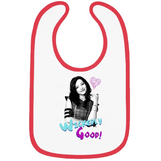 Disney Descendants Mal Smirk Wickedly Good Bibs