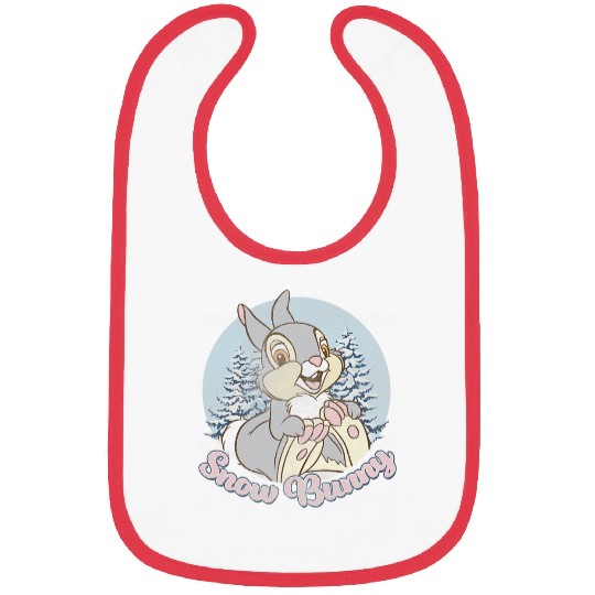Disney Bambi Thumper Christmas Snow Bunny Bibs