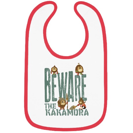 Disney Moana Beware The Kakamora Distressed Chest Poster Bibs