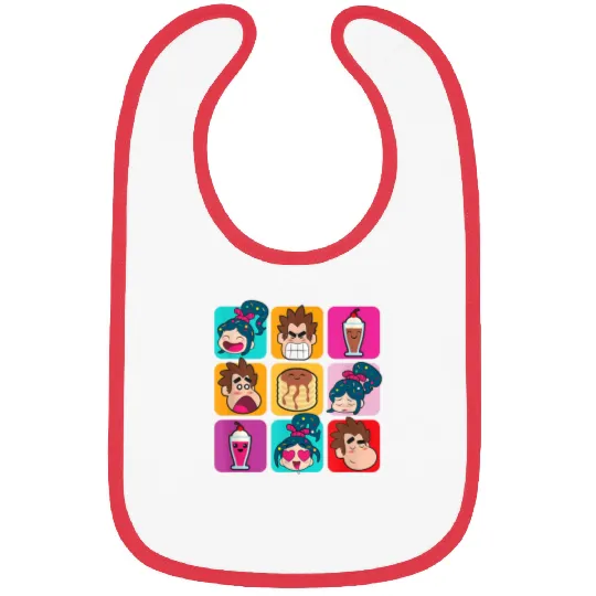 Disney WreckIt Ralph Vanellope Ralph Desserts Pa Bibs